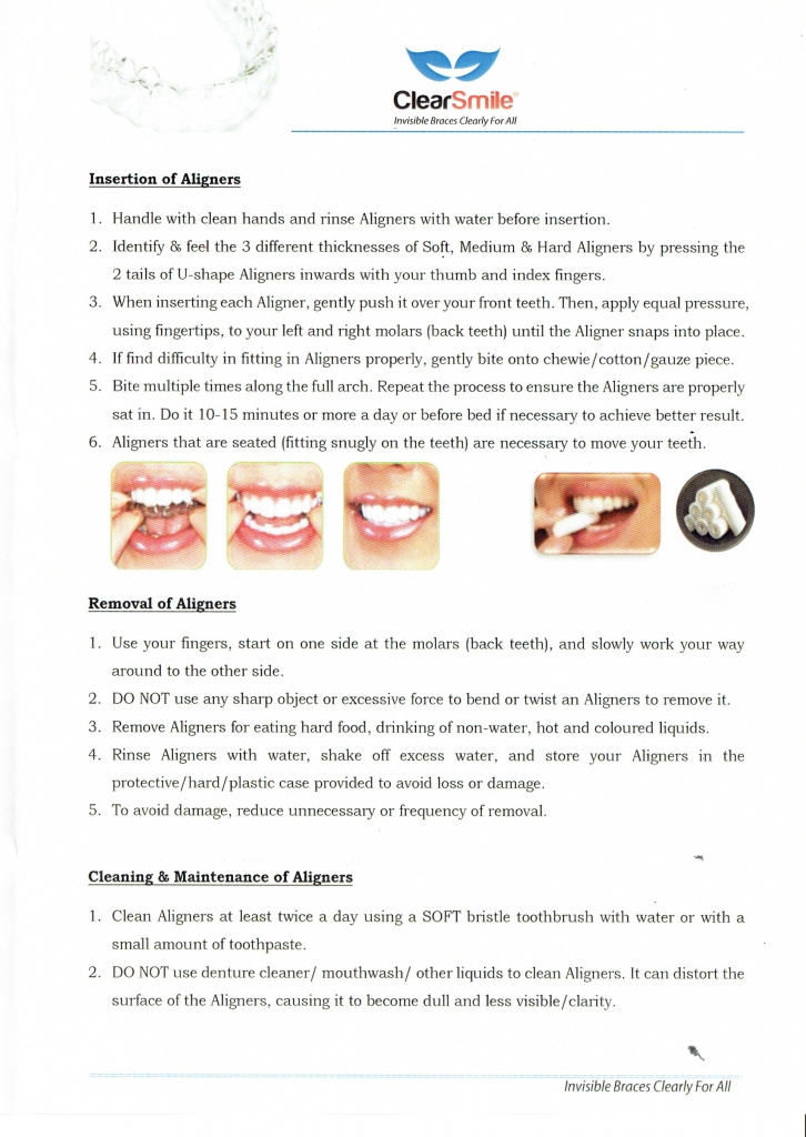 clearsmile-patient-instructions 3